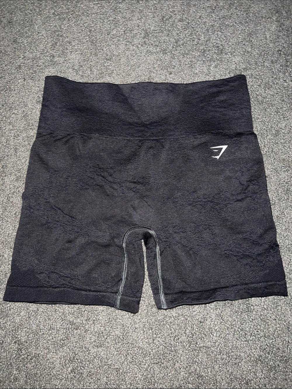 Gymshark Black Seamless High-Waist Bike Shorts